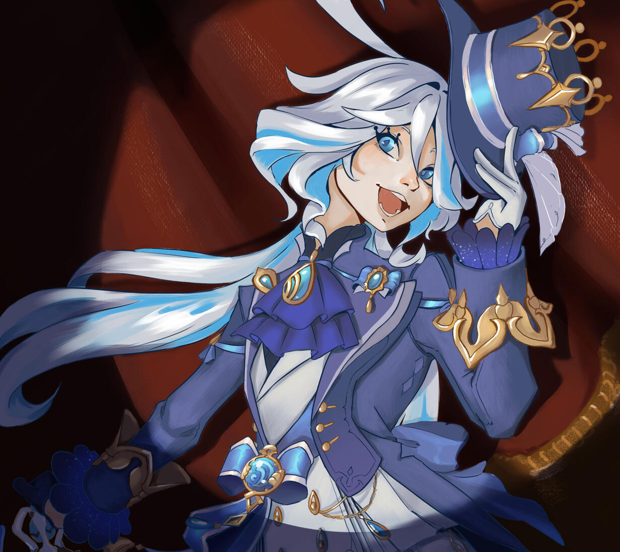 Full illustration - simple background